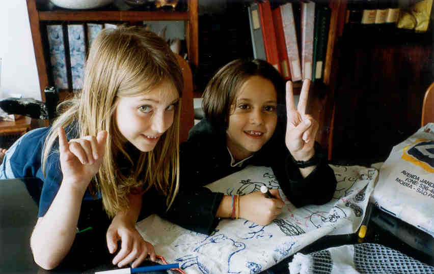 Débora na minha classe